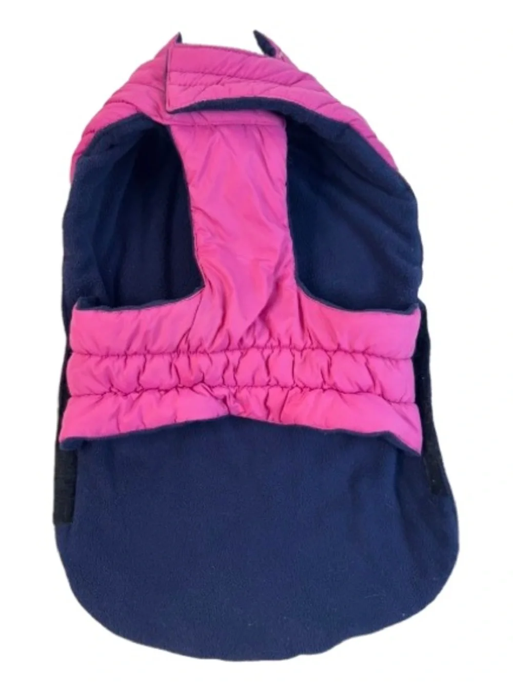 Magenta Quilted Dog Coat